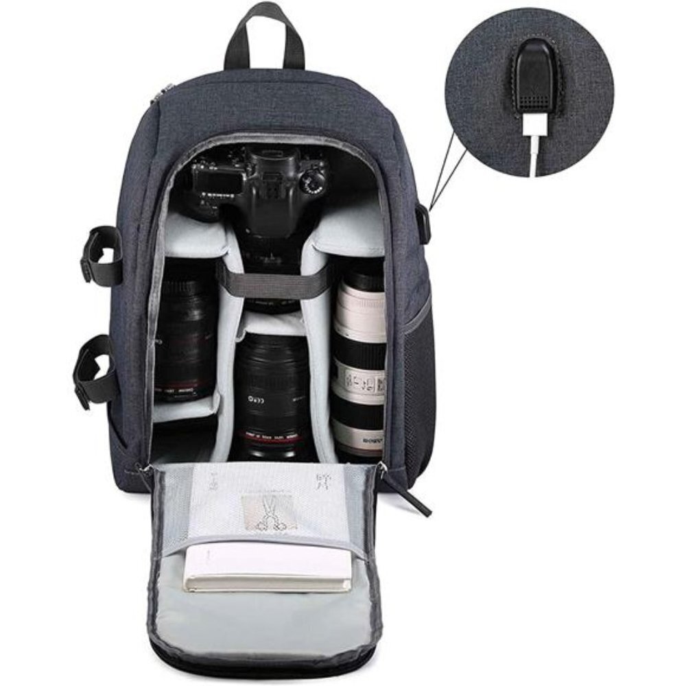 Camera Backpack Professional Photography Backpack Waterproof Large Capacity